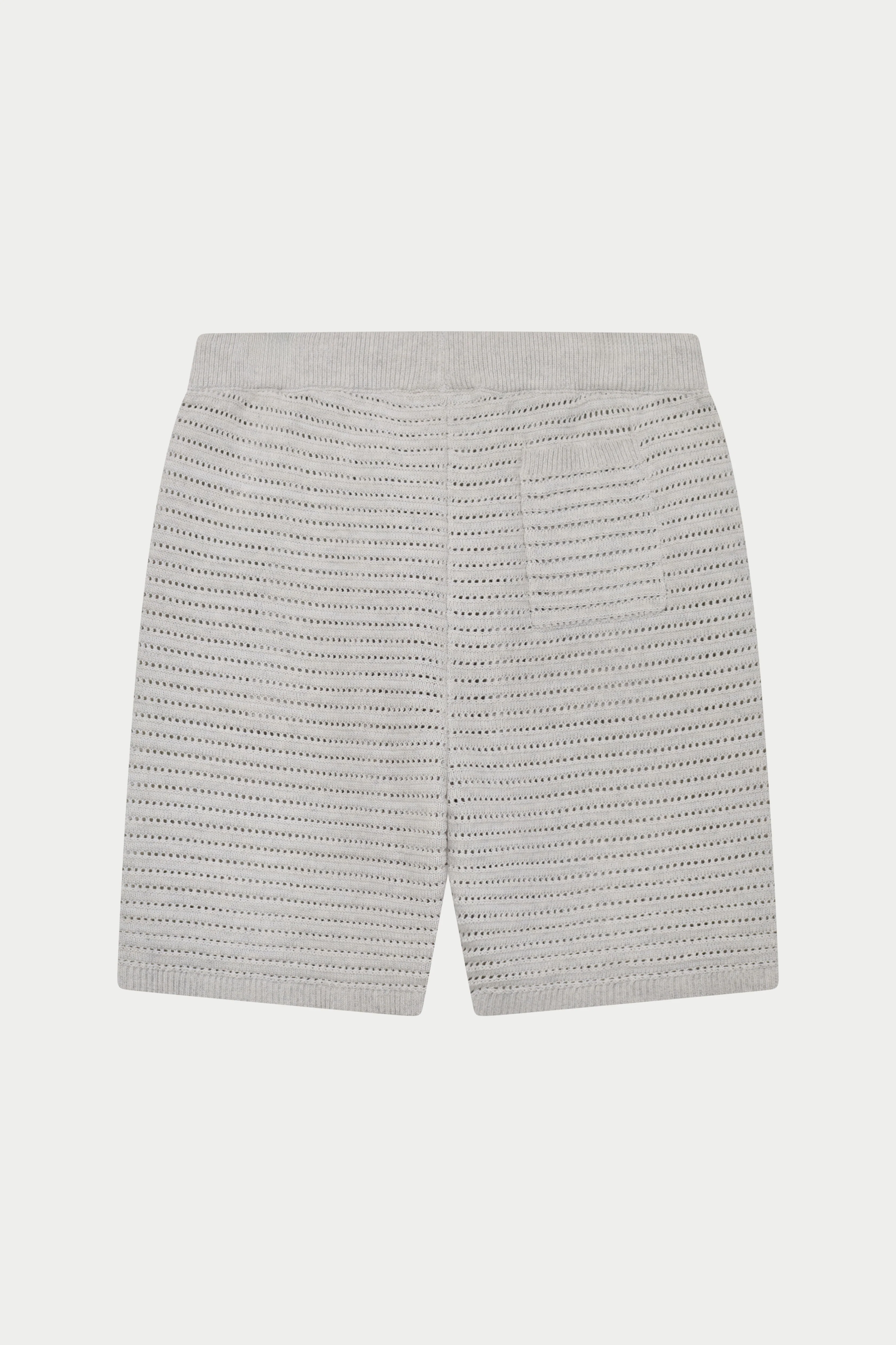 KNITTED SHORTS - LIGHT GREY - Image 13