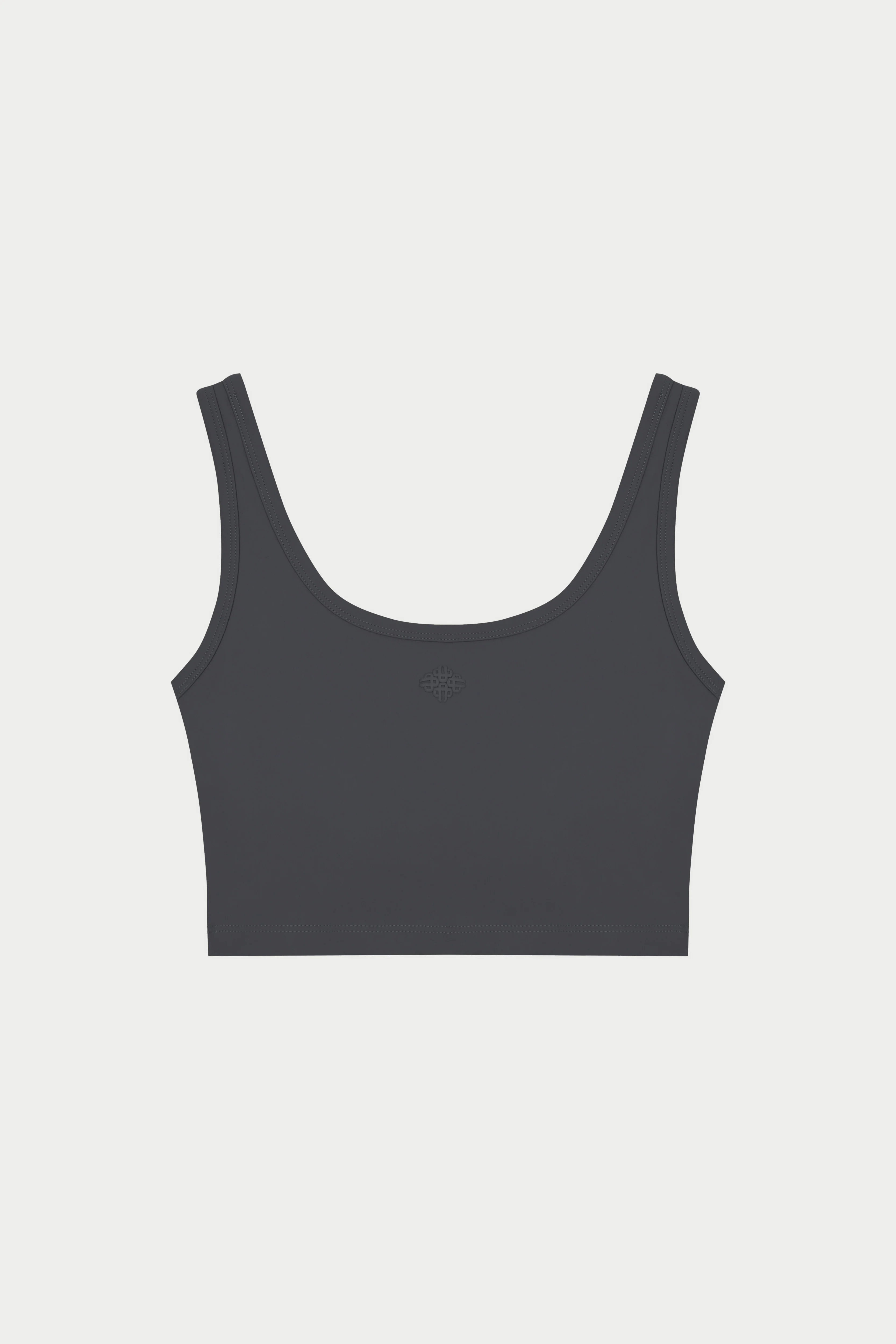 SCULPTING STRETCH EMBLEM SPORTS BRA - MIDNIGHT GREY - Image 9